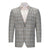 TOMMY HILFIGER TAUPE AND LIGHT BLUE WINDOWPANE SPORTCOAT