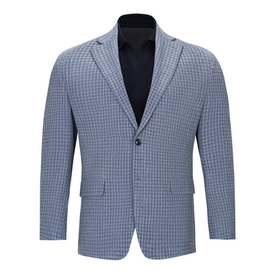 TOMMY HILFIGER TONAL BLUE PLAID SPORTCOAT