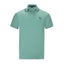 U.S. POLO SLIM FIT INTERLOCK TIPPED POLO IN GREEN