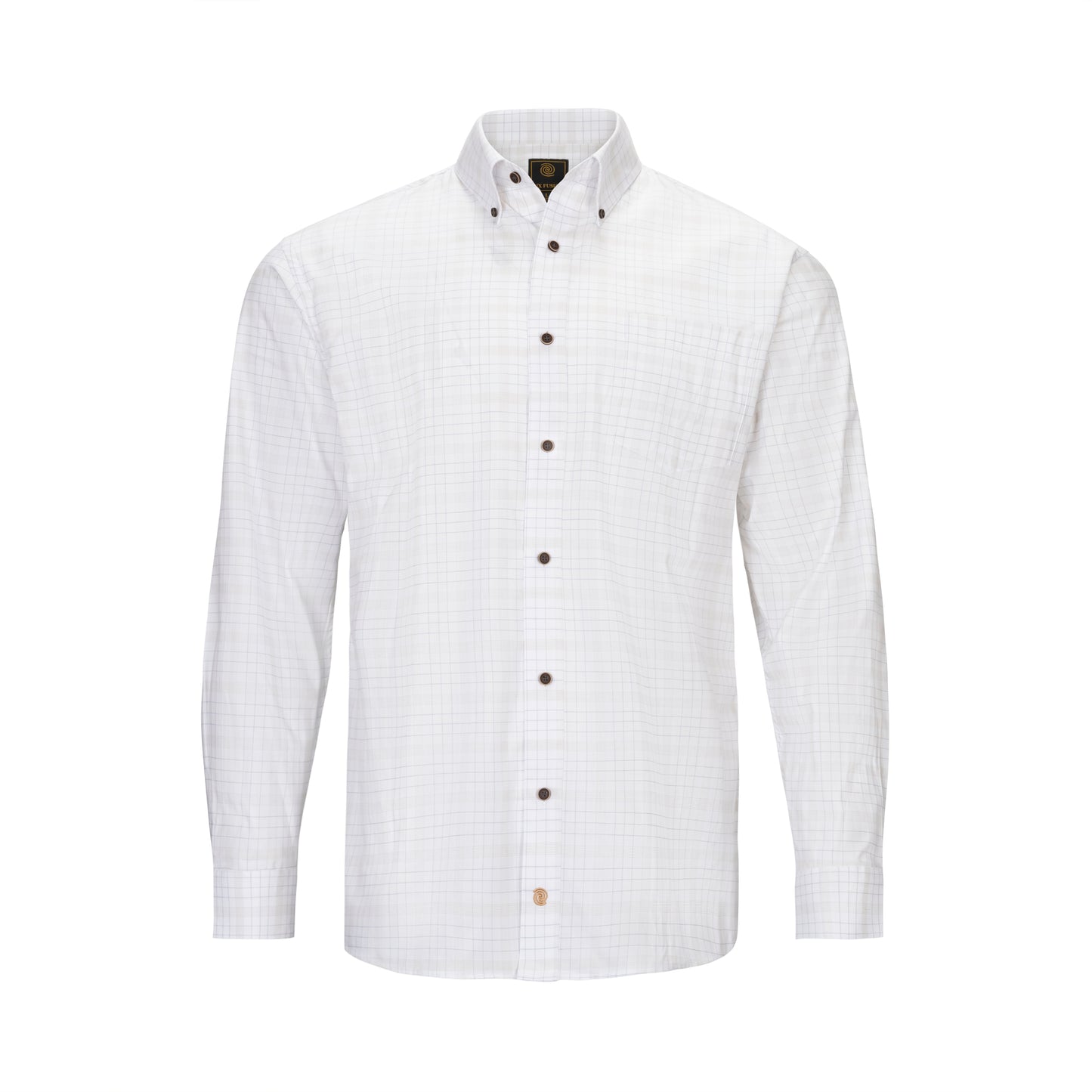 F/X FUSION COTTON WRINKLE-FREE MULTI PLAID SHIRT