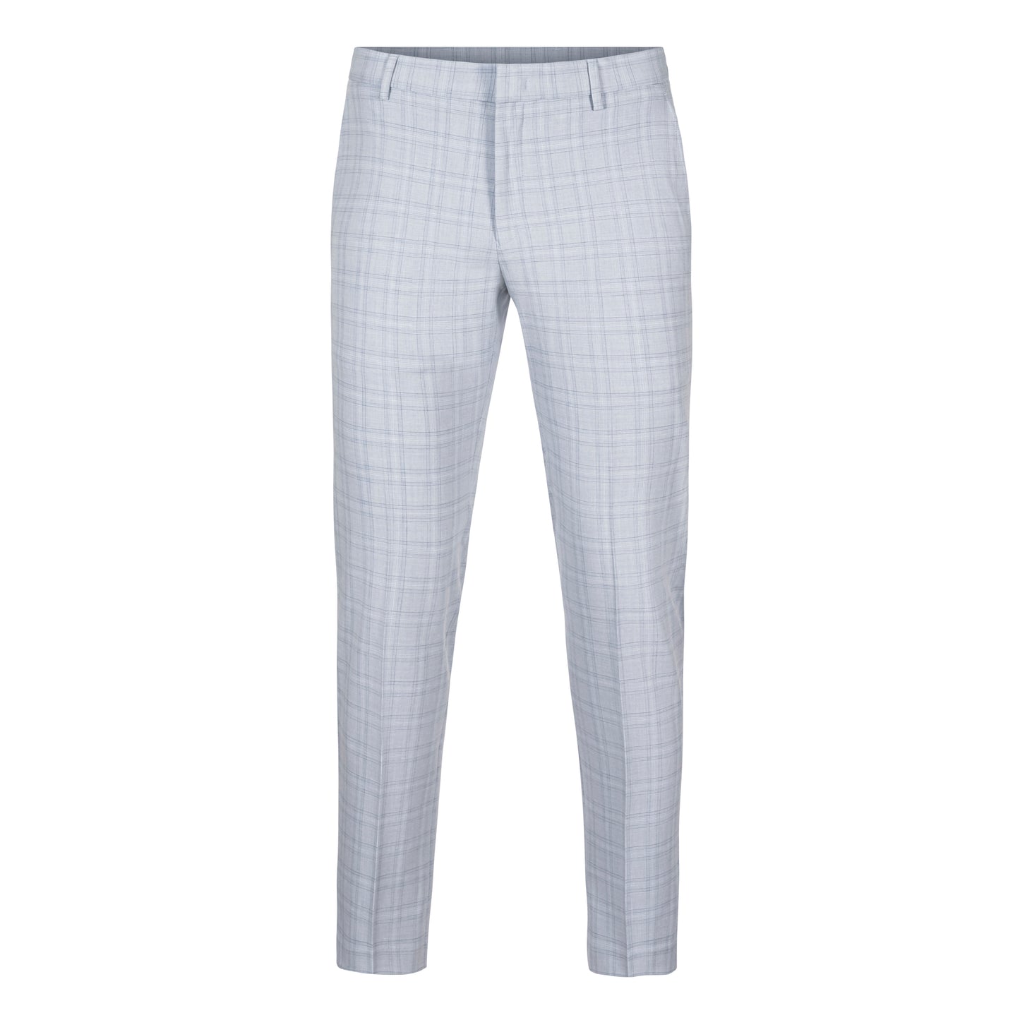 TOMMY HILFIGER LIGHT BLUE TONAL PLAID STRETCH COMFORT PANT