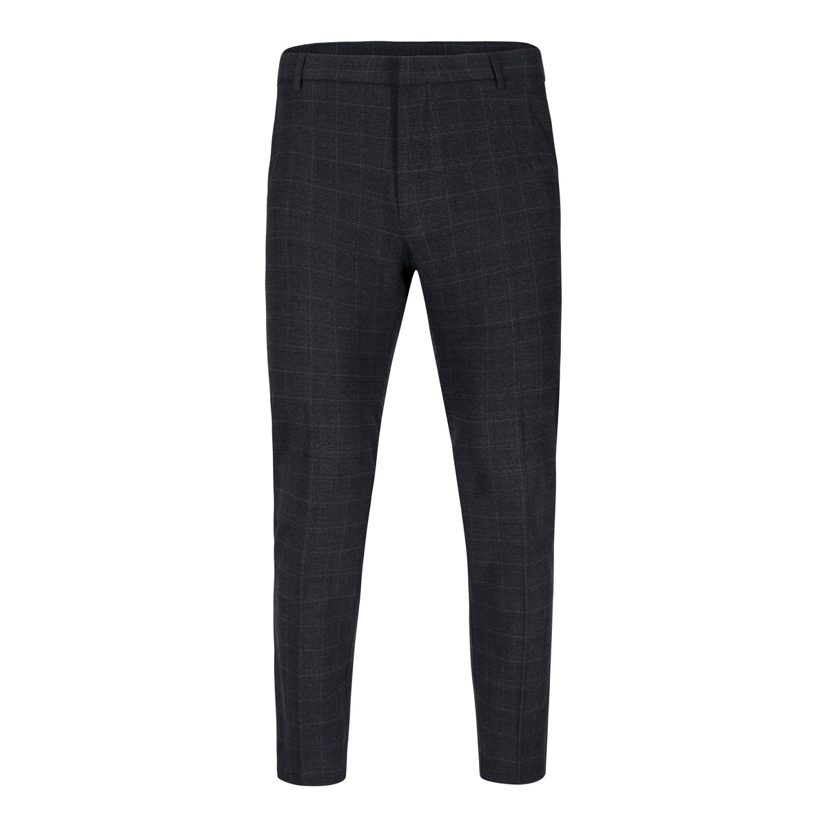 TOMMY HILFIGER STRETCH COMFORT BLUE GLEN PLAID PANT