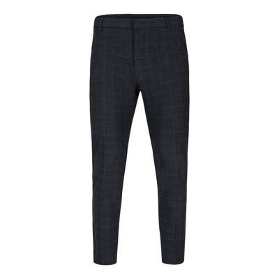 TOMMY HILFIGER STRETCH COMFORT BLUE GLEN PLAID PANT