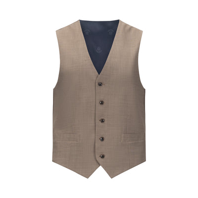 TOMMY HILFIGER TAN SUIT SEPARATES VEST