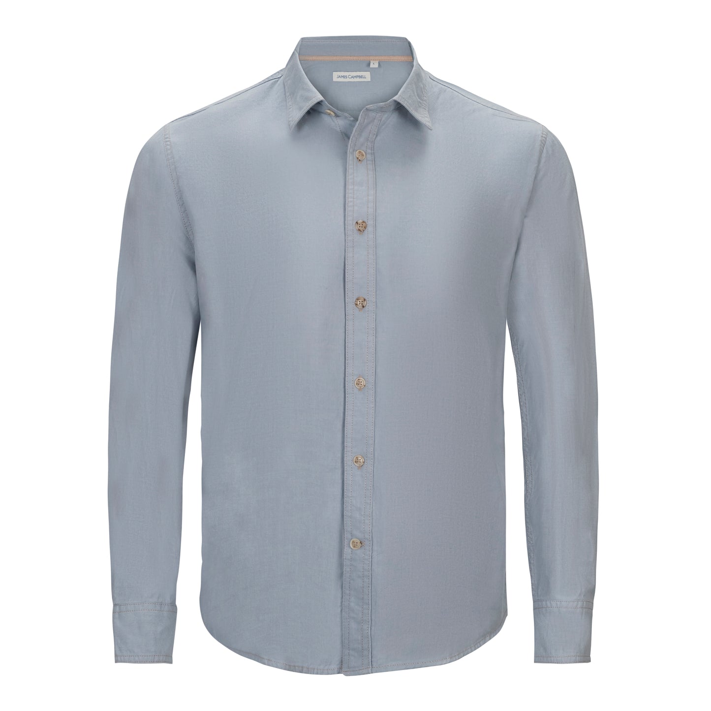 JAMES CAMPBELL COTTON CHAMBRAY SHIRT