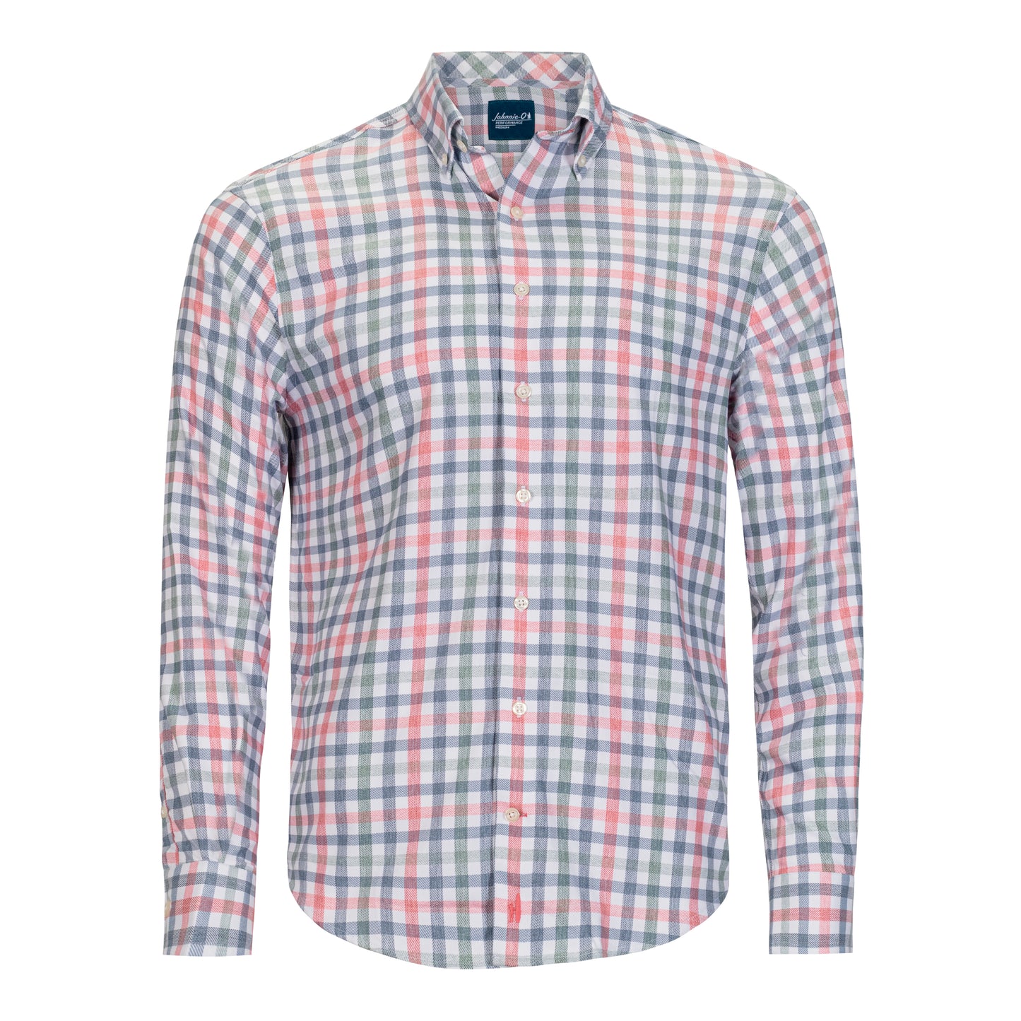 JOHNNIE-O PERFORMANCE TWILL MULTI CHECK SHIRT