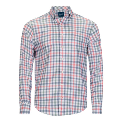 JOHNNIE-O PERFORMANCE TWILL MULTI CHECK SHIRT