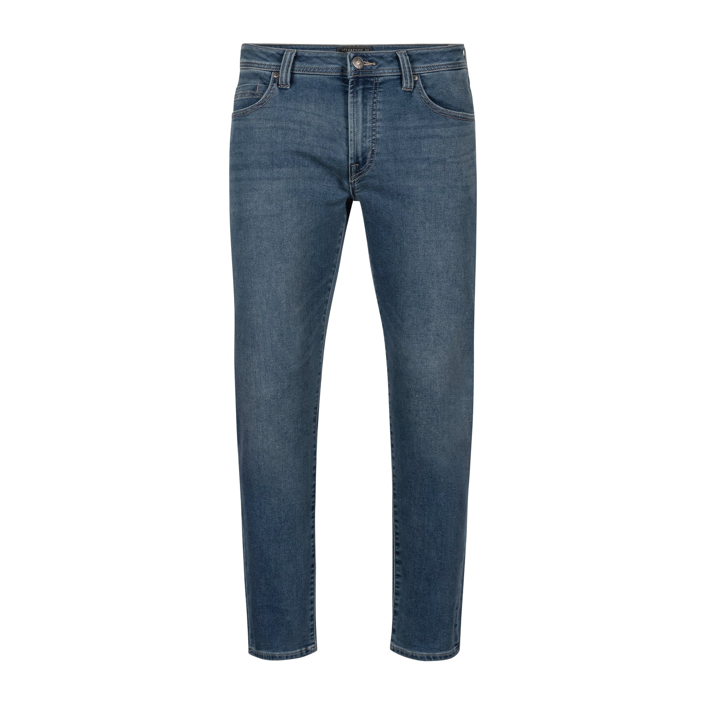 LIVERPOOL KINGSTON MODERN STRAIGHT STRETCH TERRY DENIM