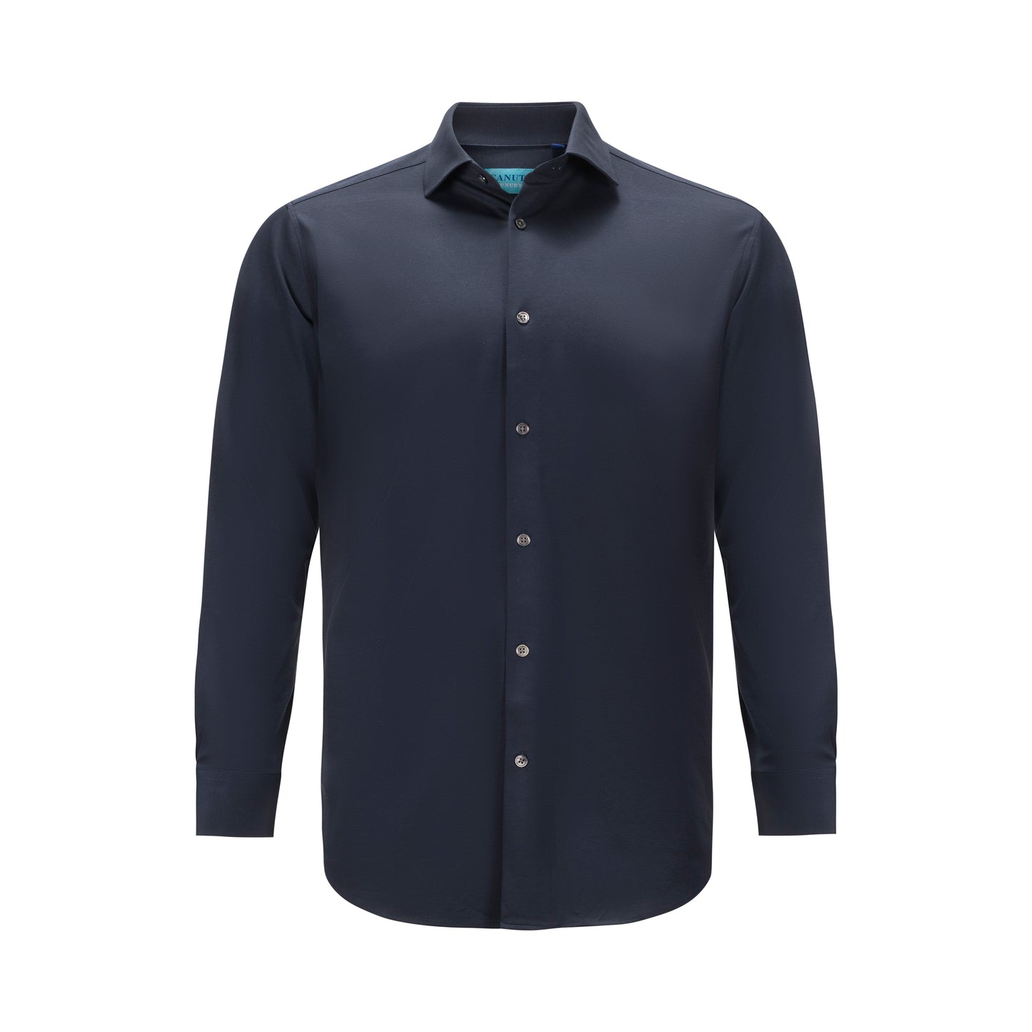 CANUTI LUXURY KNIT CUT & SEWN SOLID SHIRT