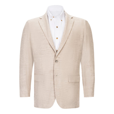 MAX DAVOLI TAN HERRINGBONE SPORTCOAT