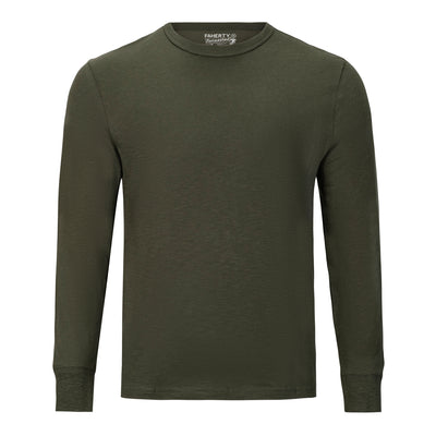 FAHERTY SUNWASHED COTTON SLUB CREW (more colors)
