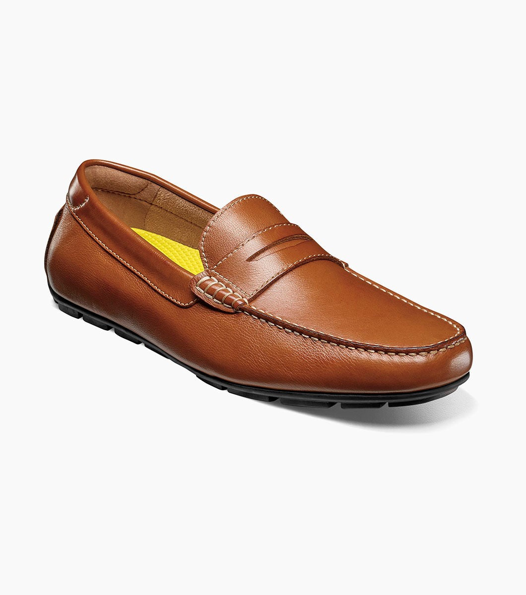 FLORSHEIM MOTOR SMOOTH MOC TOE PENNY DRIVER