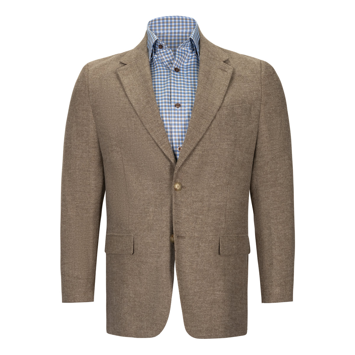 NAUTICA TAN HERRINGBONE SPORTCOAT