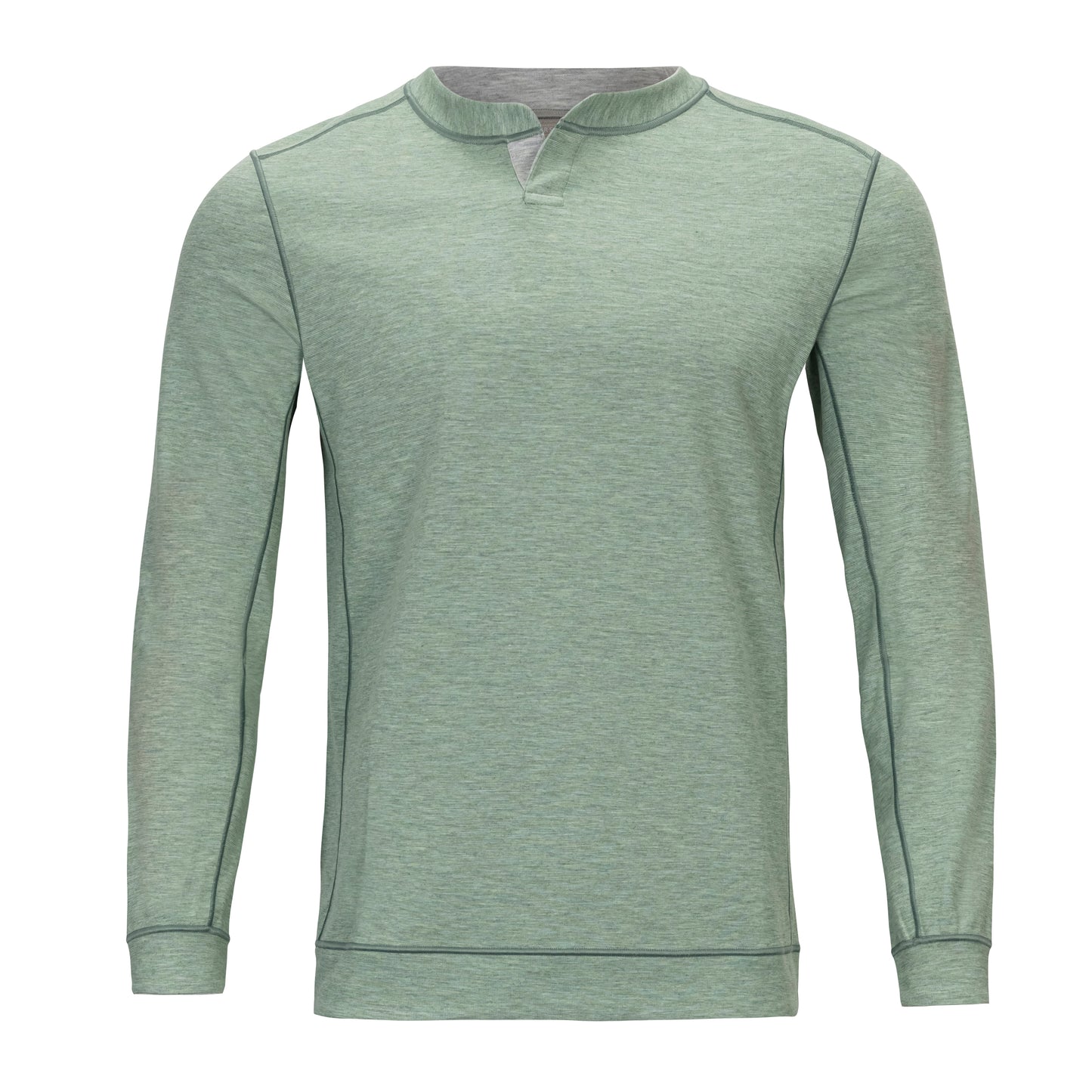NICOBY SPACEDYE REVERSIBLE V-HENLEY (more colors)