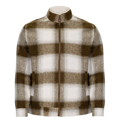 NICOBY RETRO PLAID SHIRT JACKET