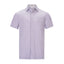 NICOBY HONEYCOMB KNIT SHORT SLEEVE BUTTON FRONT SHIRT