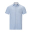 NICOBY HONEYCOMB KNIT SHORT SLEEVE BUTTON FRONT SHIRT
