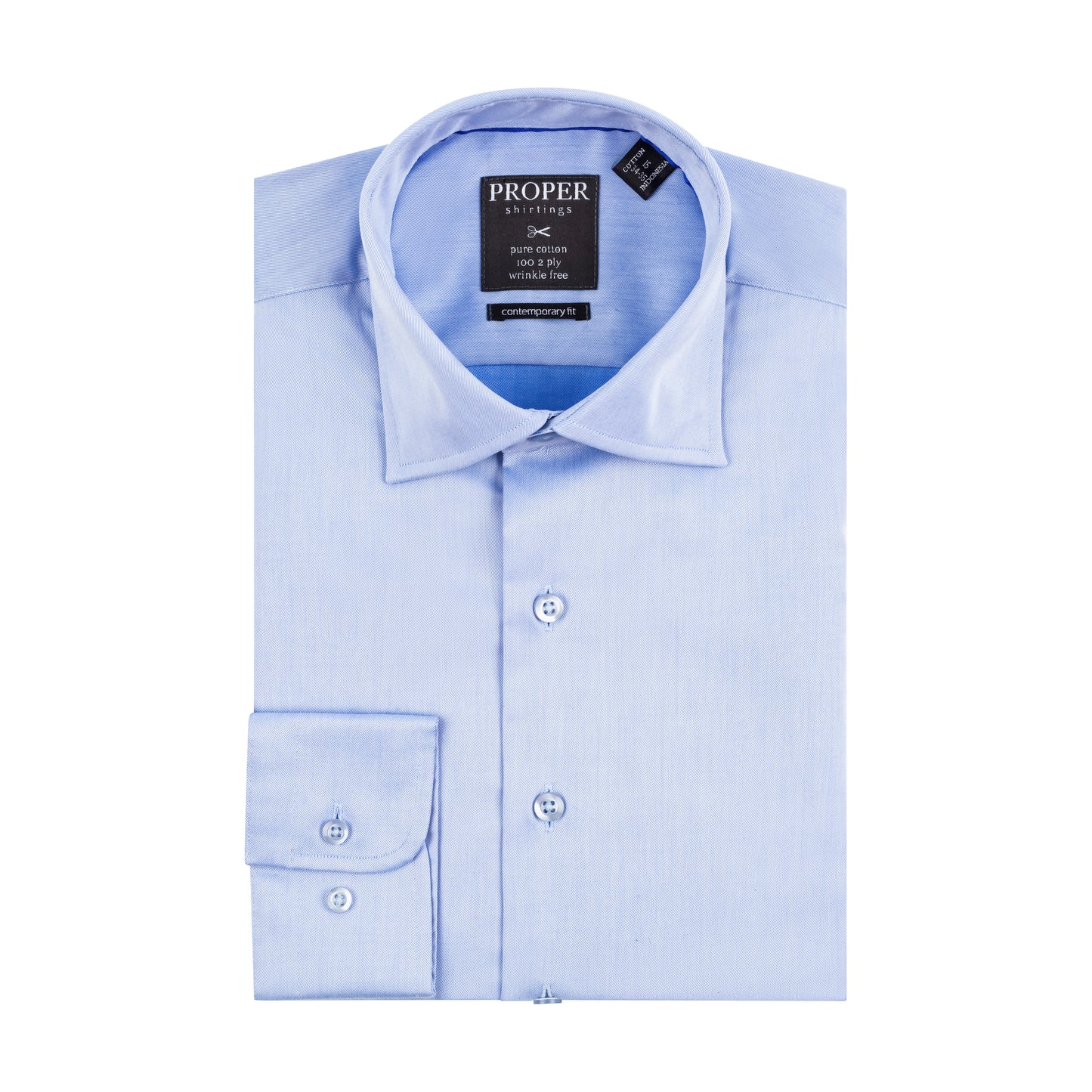 PROPER SOLID TWILL DRESS SHIRT (more colors)