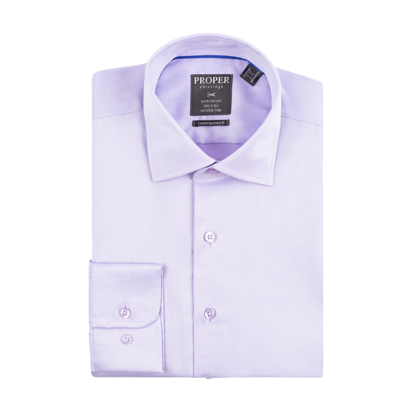 PROPER SOLID TWILL DRESS SHIRT (more colors)