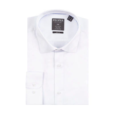 PROPER COTTON TWILL SLIM FIT DRESS SHIRT (more colors)