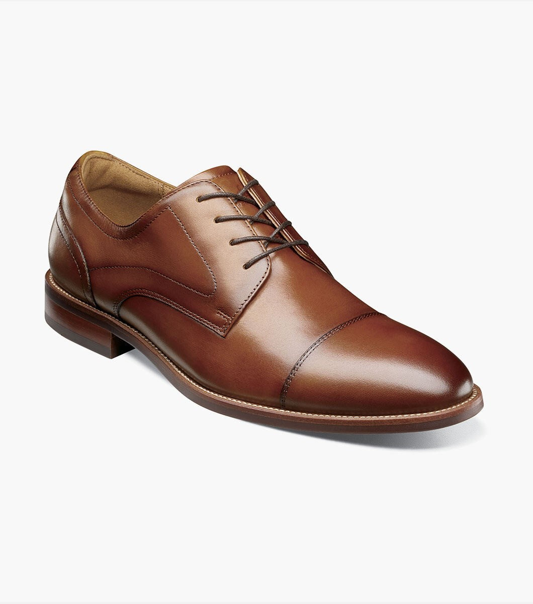 FLORSHEIM RUCCI TAN CAP TOE
