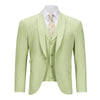 MALONE GREEN SLIM FIT VESTED SHAWL COLLAR SUIT