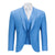 MALONE BLUE SLIM FIT VESTED SHAWL COLLAR SUIT