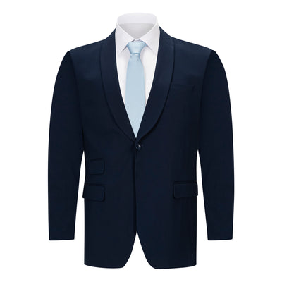MALONE MIDNIGHT SLIM FIT VESTED SHAWL COLLAR SUIT
