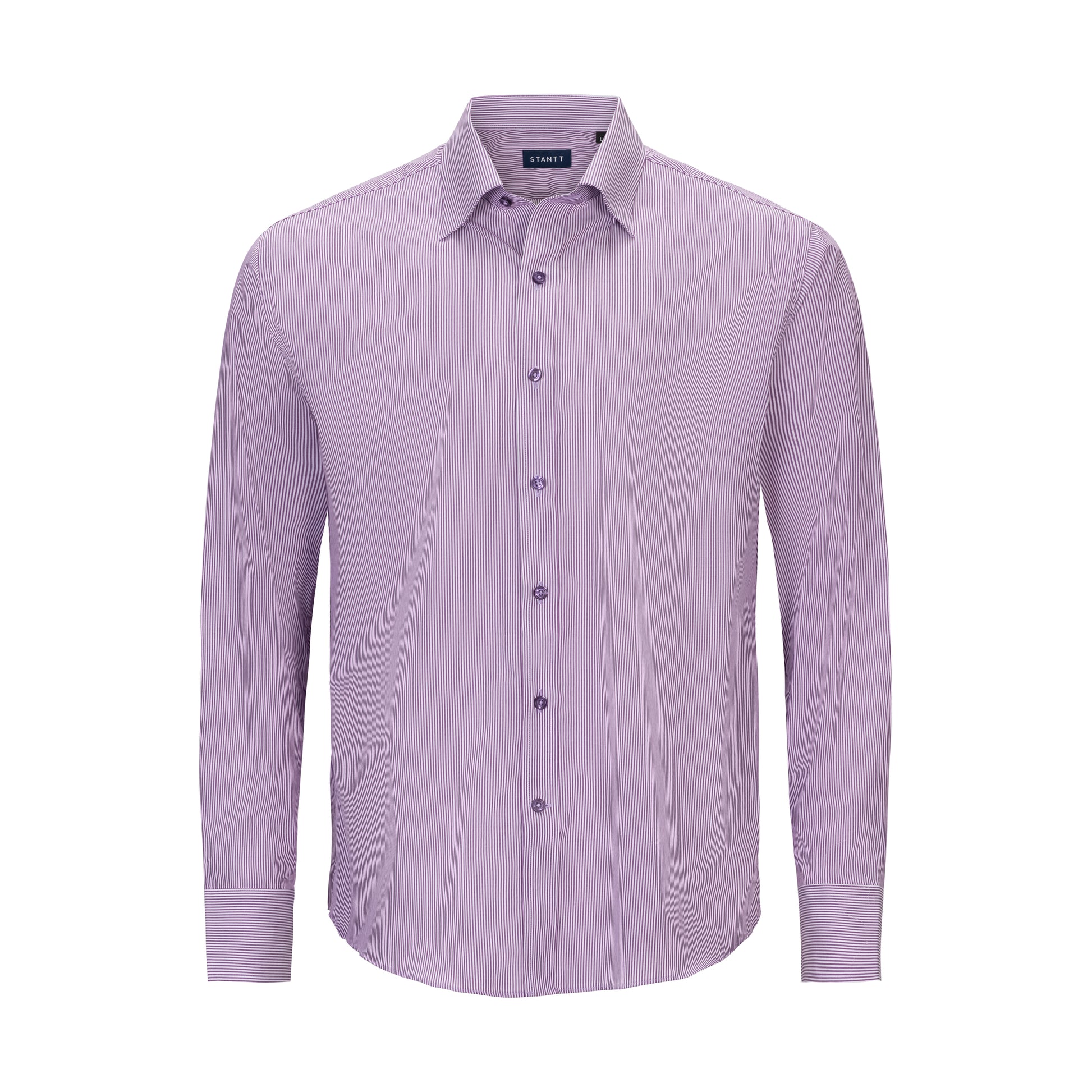 STANTT UNTUCKED BENGAL STRIPE SHIRT (more colors), 2 Extra Large Tall / Purple