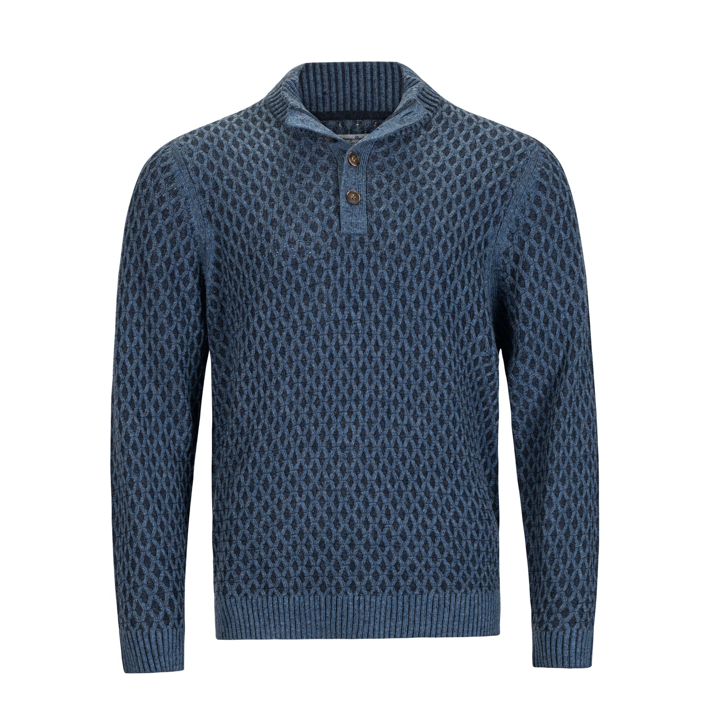 TOMMY BAHAMA CROSS CABLE BUTTON MOCK NECK SWEATER (more colors)