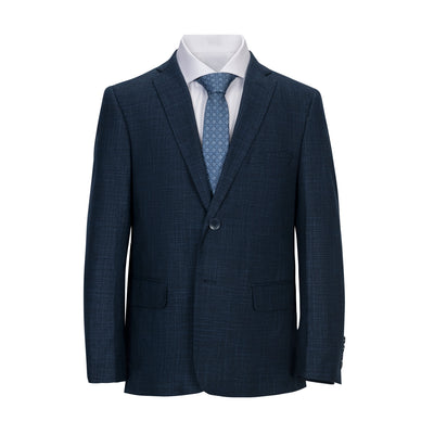 T.O. COLLECTION NAVY SPACEDYE BOYS SUIT