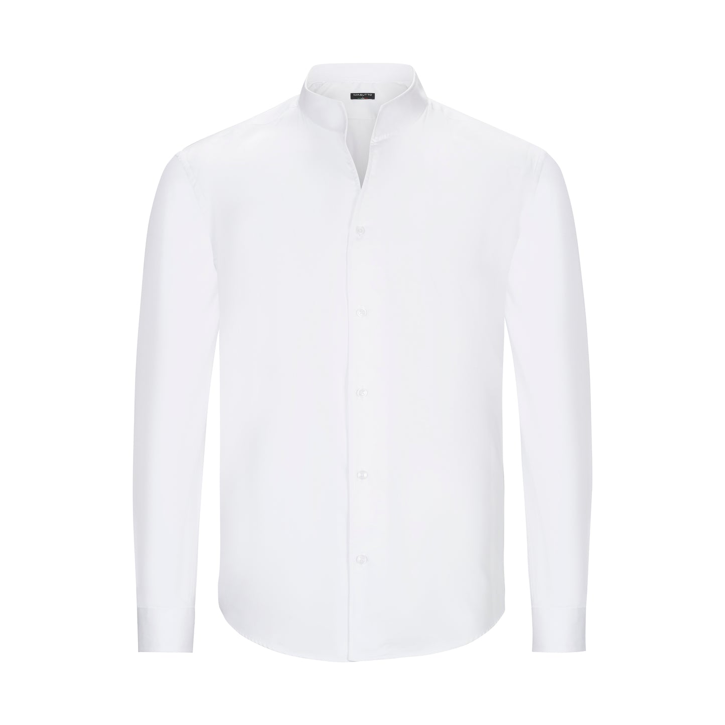 LUXURY WHITE STAND-UP COLLAR