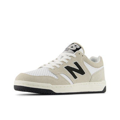 NEW BALANCE 480 LOW-PRO RETRO LEATHER & NUBUCK SNEAKER