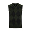 LEONARDO GAVINO ARGYLE V-NECK VEST (more colors)