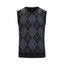 LEONARDO GAVINO ARGYLE V-NECK VEST (more colors)
