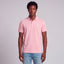 U.S. POLO SLIM FIT INTERLOCK TIPPED POLO IN PINK