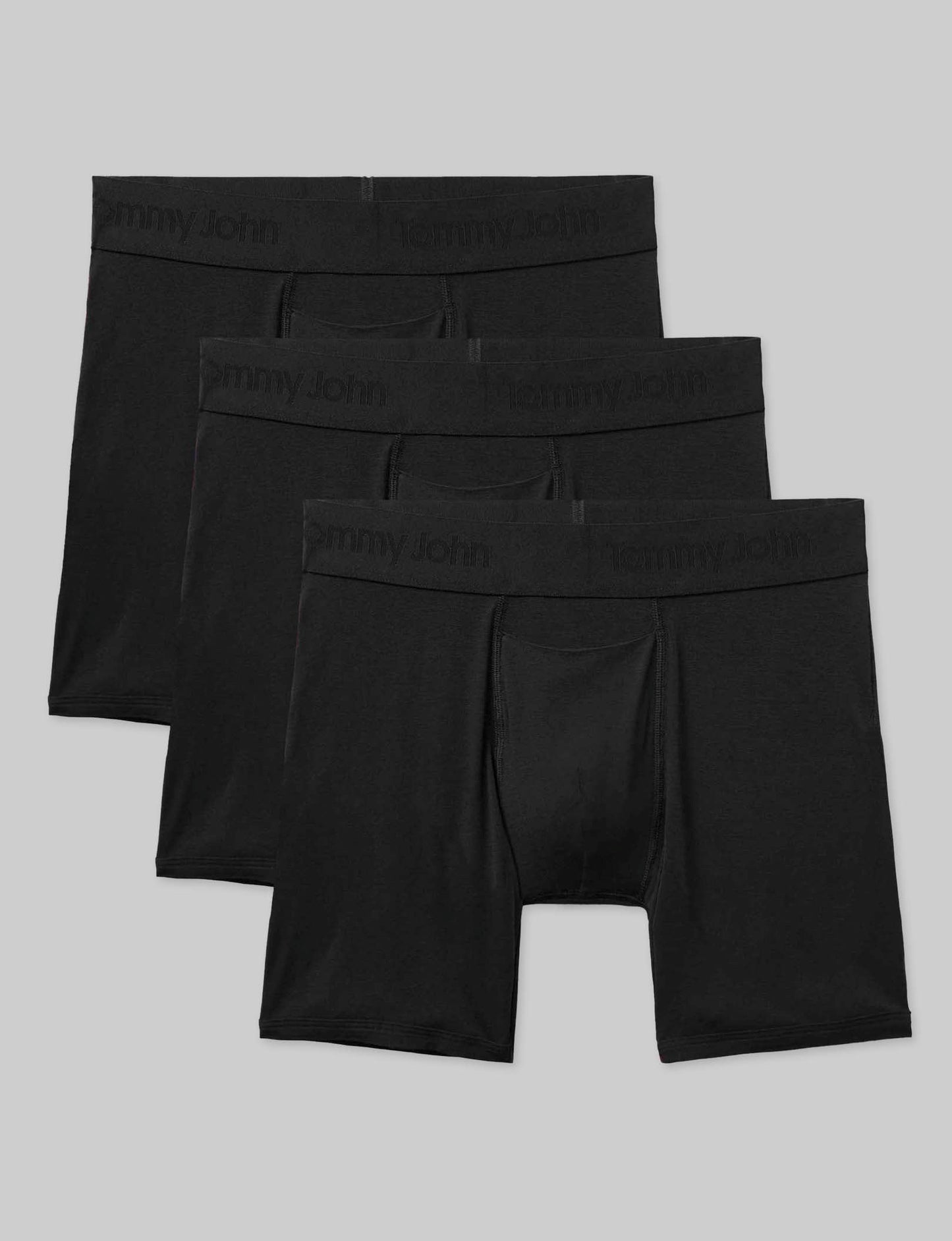 TOMMY JOHN SECOND SKIN MID-LENGTH BOXER BRIEF 6" 3-PACK (more colors)