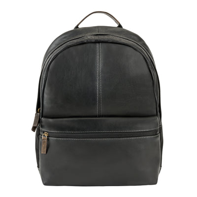 BOCONI BLACK LEATHER BACKPACK