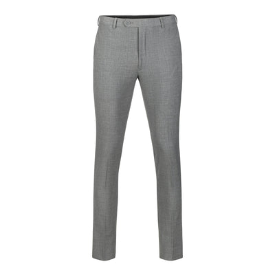 CALVIN KLEIN GREY SKINNY FIT NON-IRON PANT