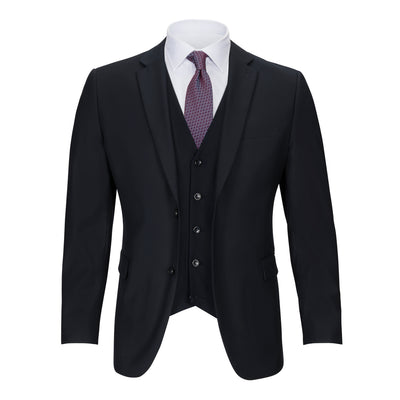 CARAVELLI VESTED NAVY SLIM FIT SUIT